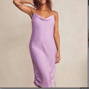 Elegant Purple Slip Dress